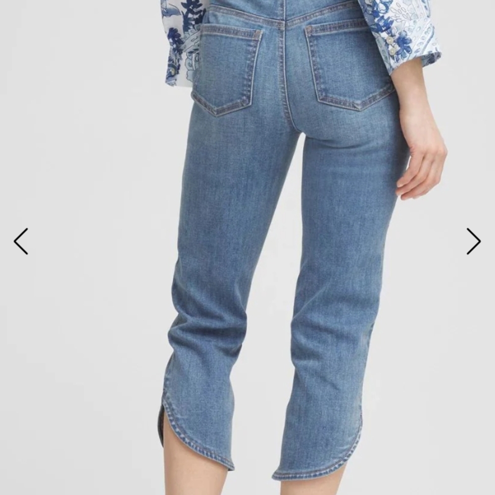 Chico's Light Blue Straight Leg Jeans